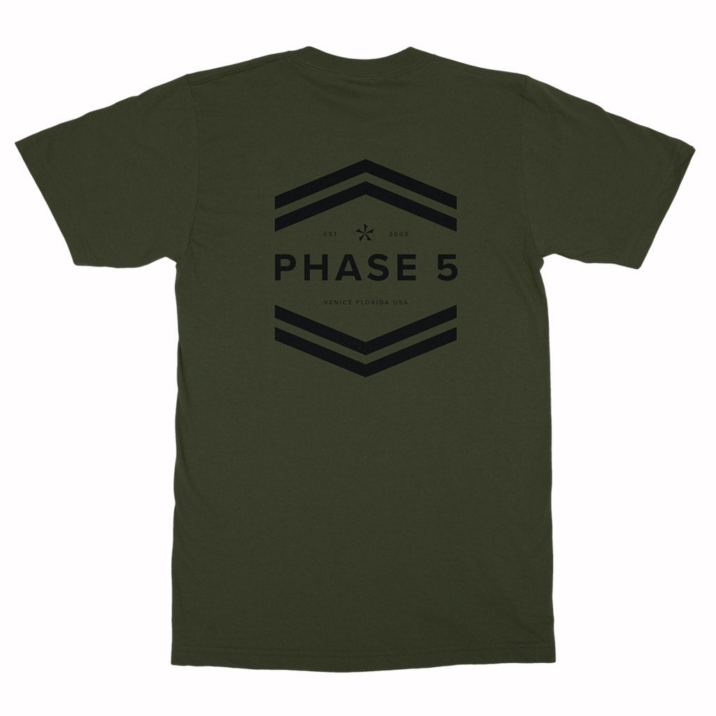 Phase 5 Badge T-Shirt - Military Green