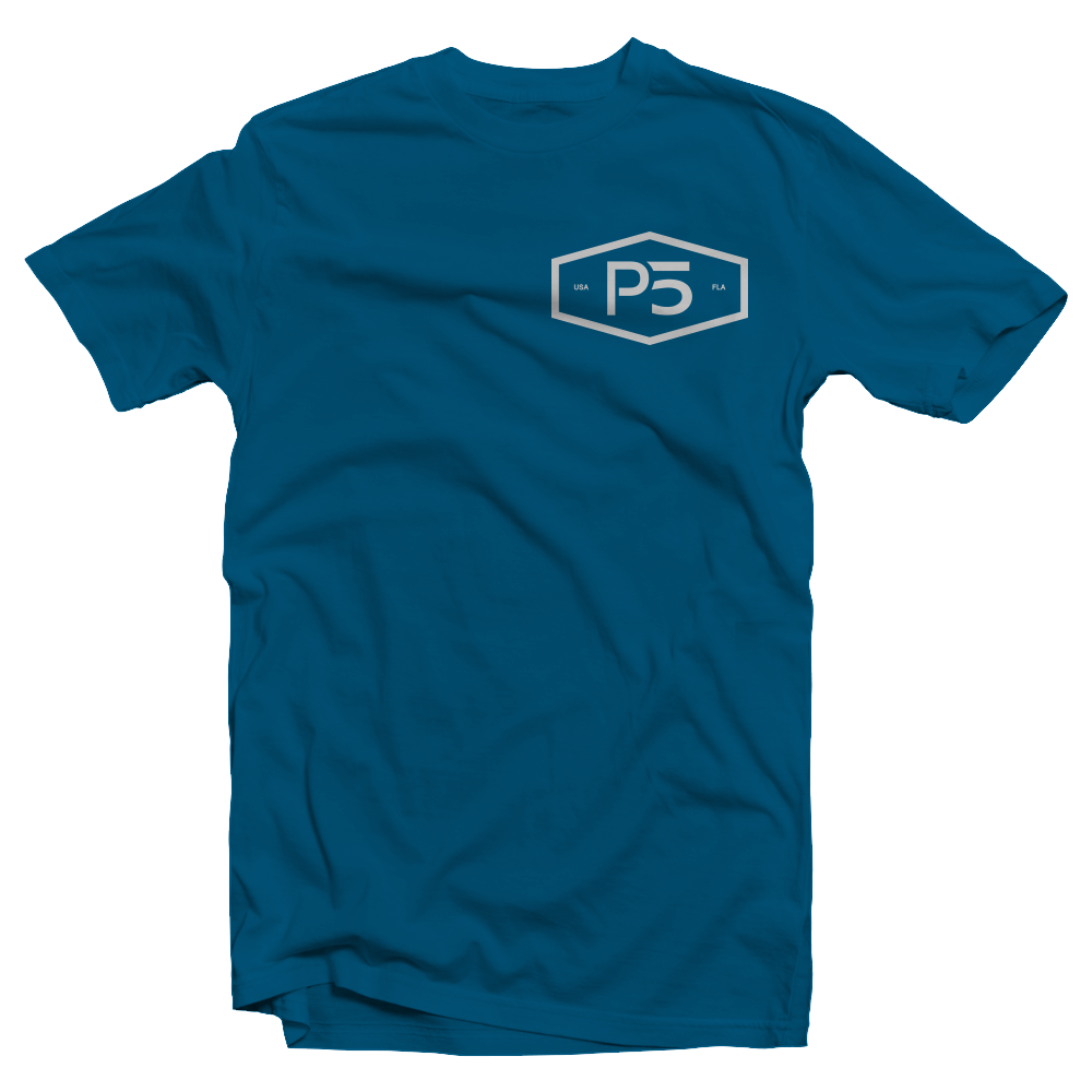 Phase 5 Hex SS T-Shirt Teal/Silver