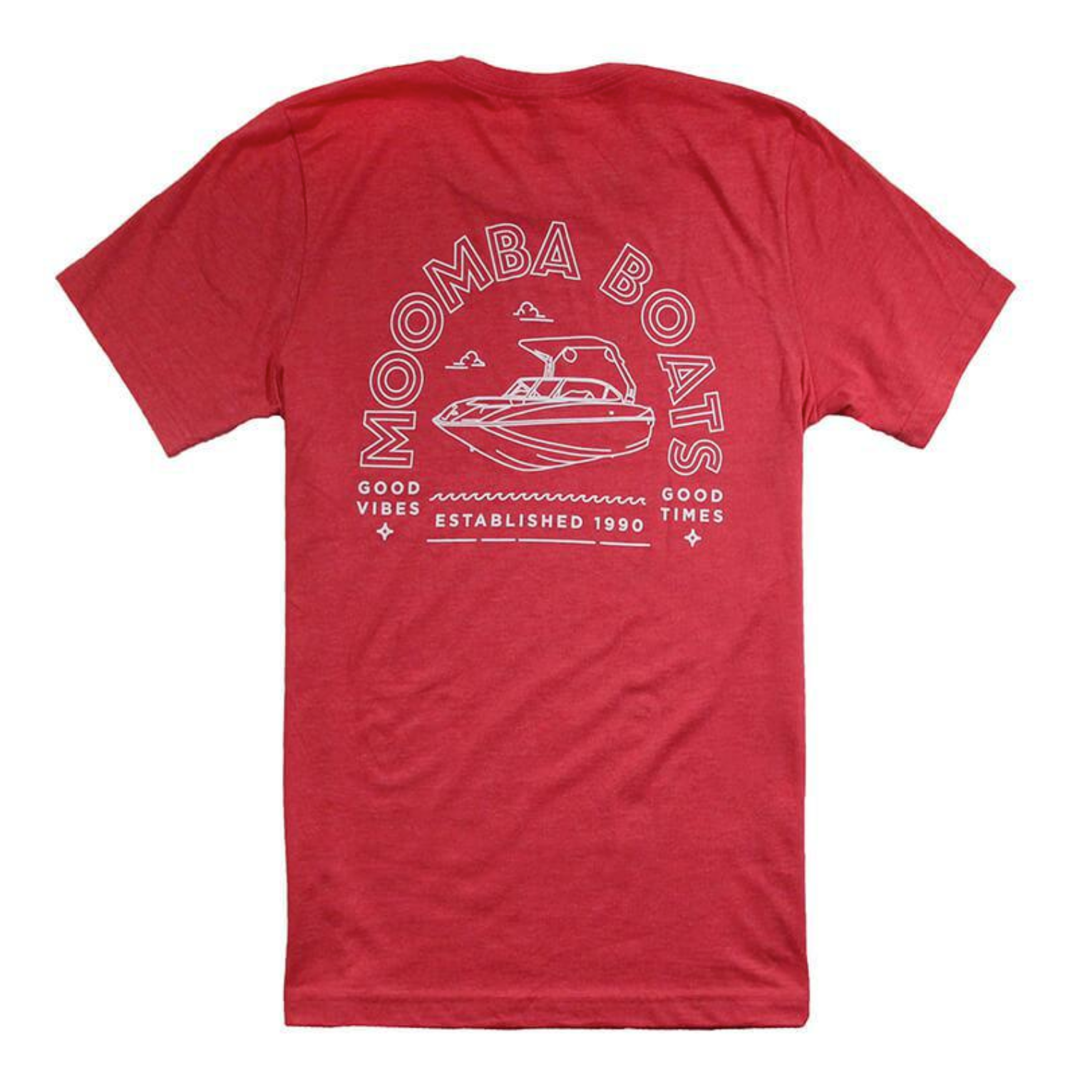 Moomba Good Vibes T-Shirt - Heather Red