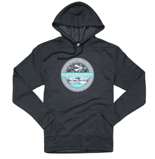 Supra Strength Hooded Sweatshirt- Black Heather