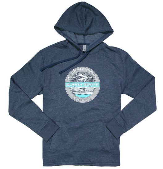 Supra Strength Hooded Sweatshirt- Navy Heather