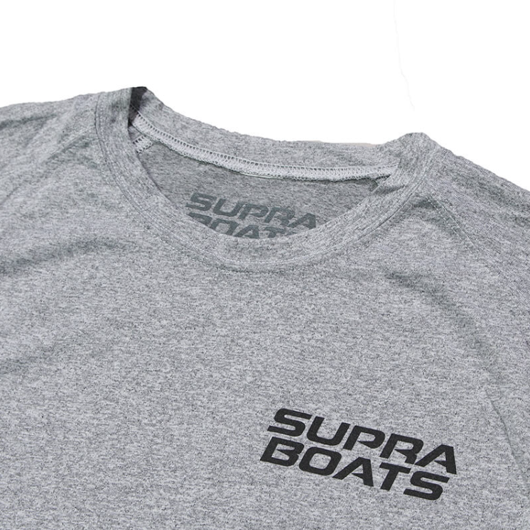 Supra L/S Performance Sun T-Shirt - Heather Grey