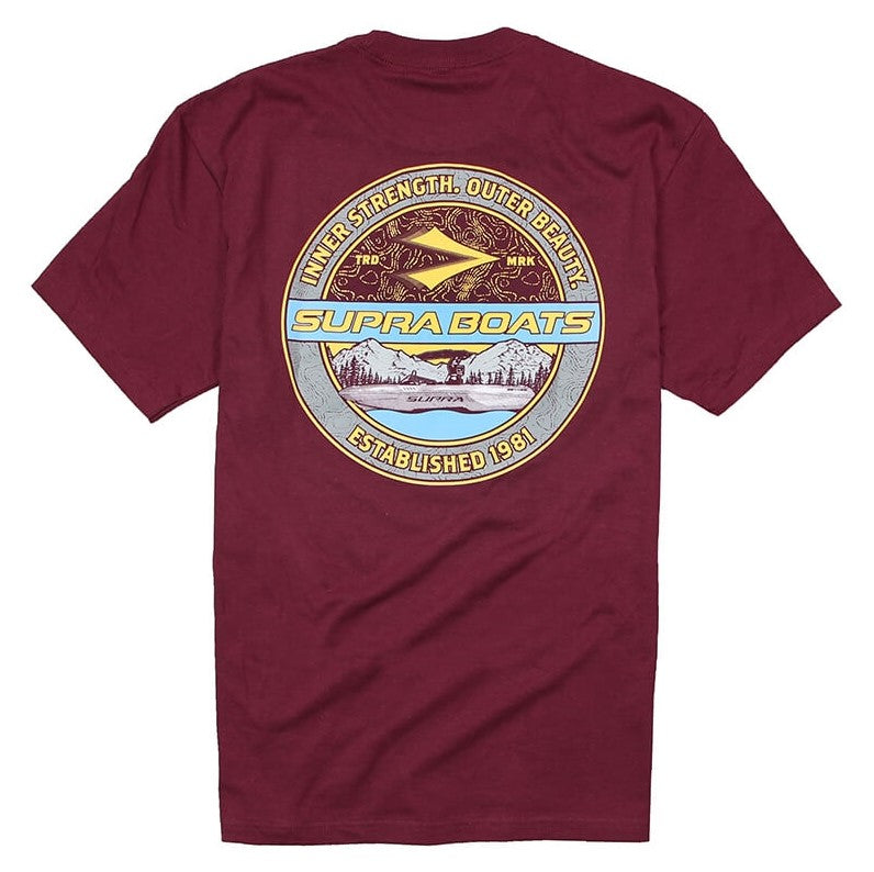 Supra Strength T-Shirt - Maroon