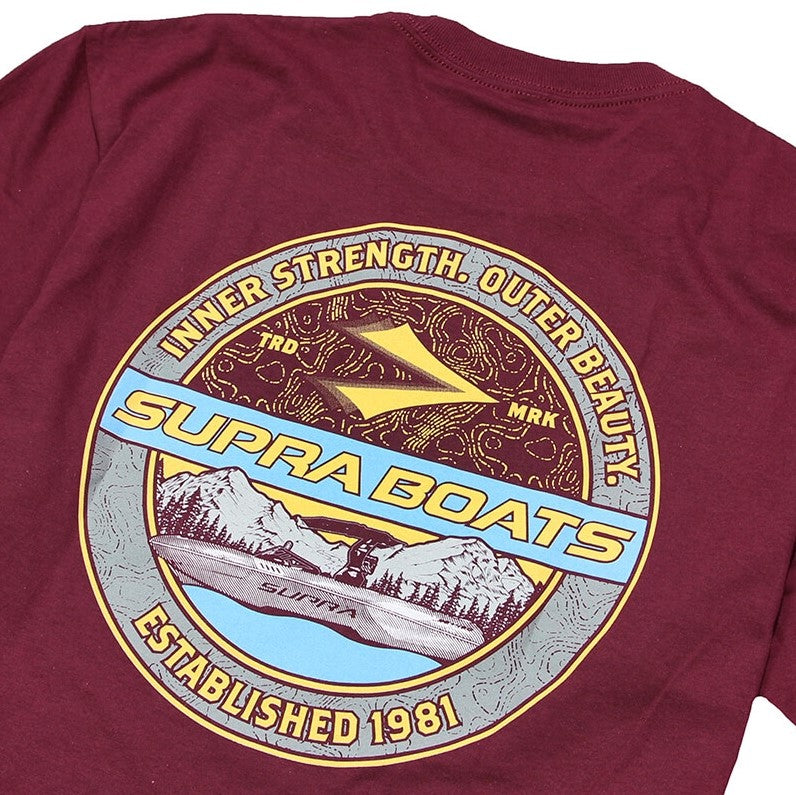 Supra Strength T-Shirt - Maroon