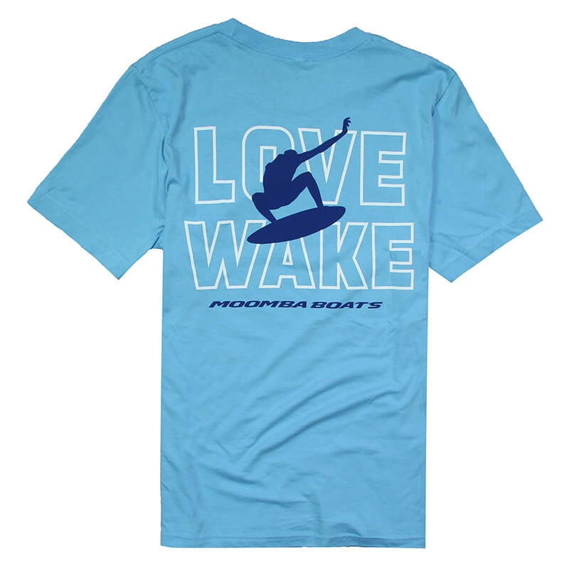 Moomba Love Wake T-Shirt - Ocean Blue
