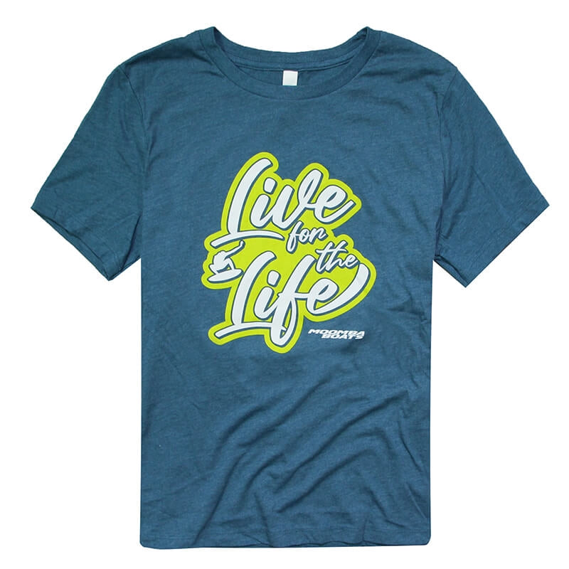 Moomba Live for the Life Women's T-Shirt - Heather Deep Teal