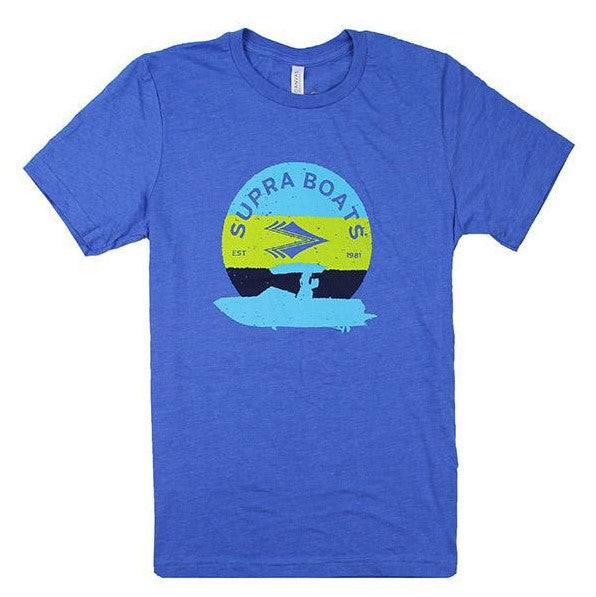Supra Moon Rise T-Shirt - Heather Royal